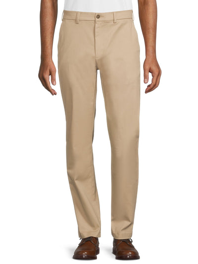 George Men's & Big Men's Classic Fit Premium Straight Leg Khaki Pants, Waist Sizes 29-54