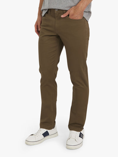Chaps Men's & Big Men's Stretch Twill 5-Pocket Pant, Sizes 30-42